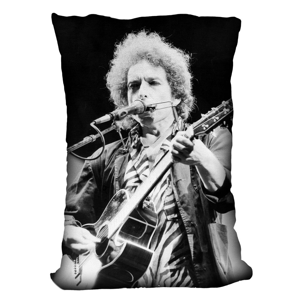 Bob Dylan 1984 Cushion - Canvas Art Rocks - 4