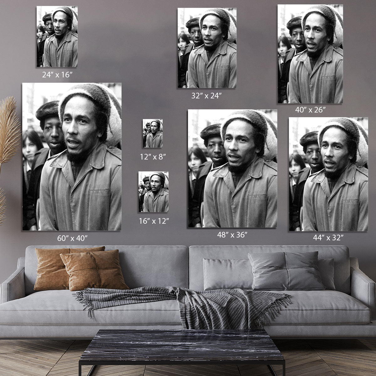 Bob Marley in London Canvas Print or Poster - Canvas Art Rocks - 7