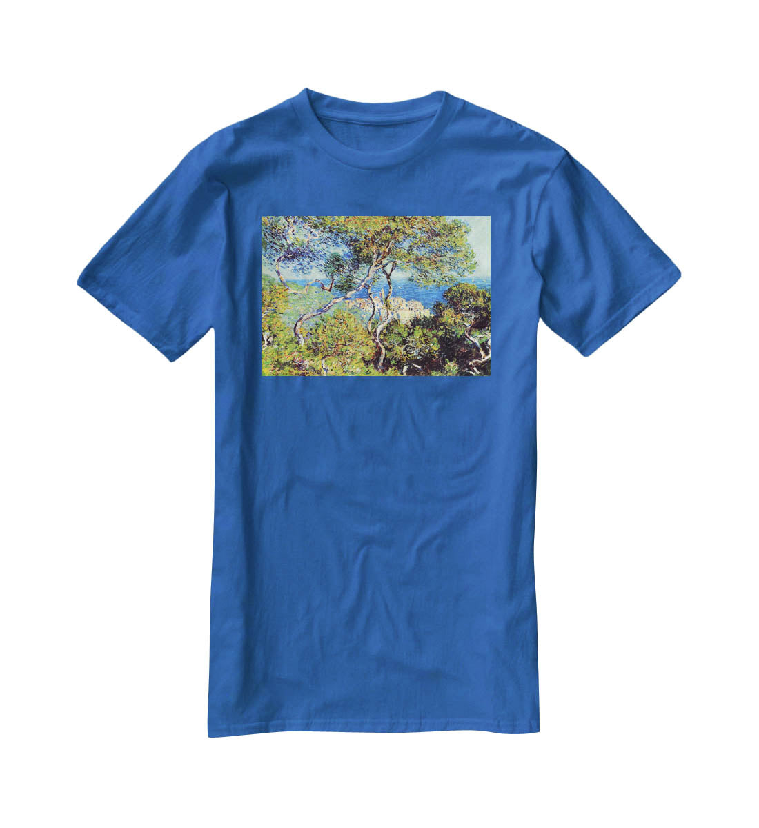 Bordighera by Monet T-Shirt - Canvas Art Rocks - 2
