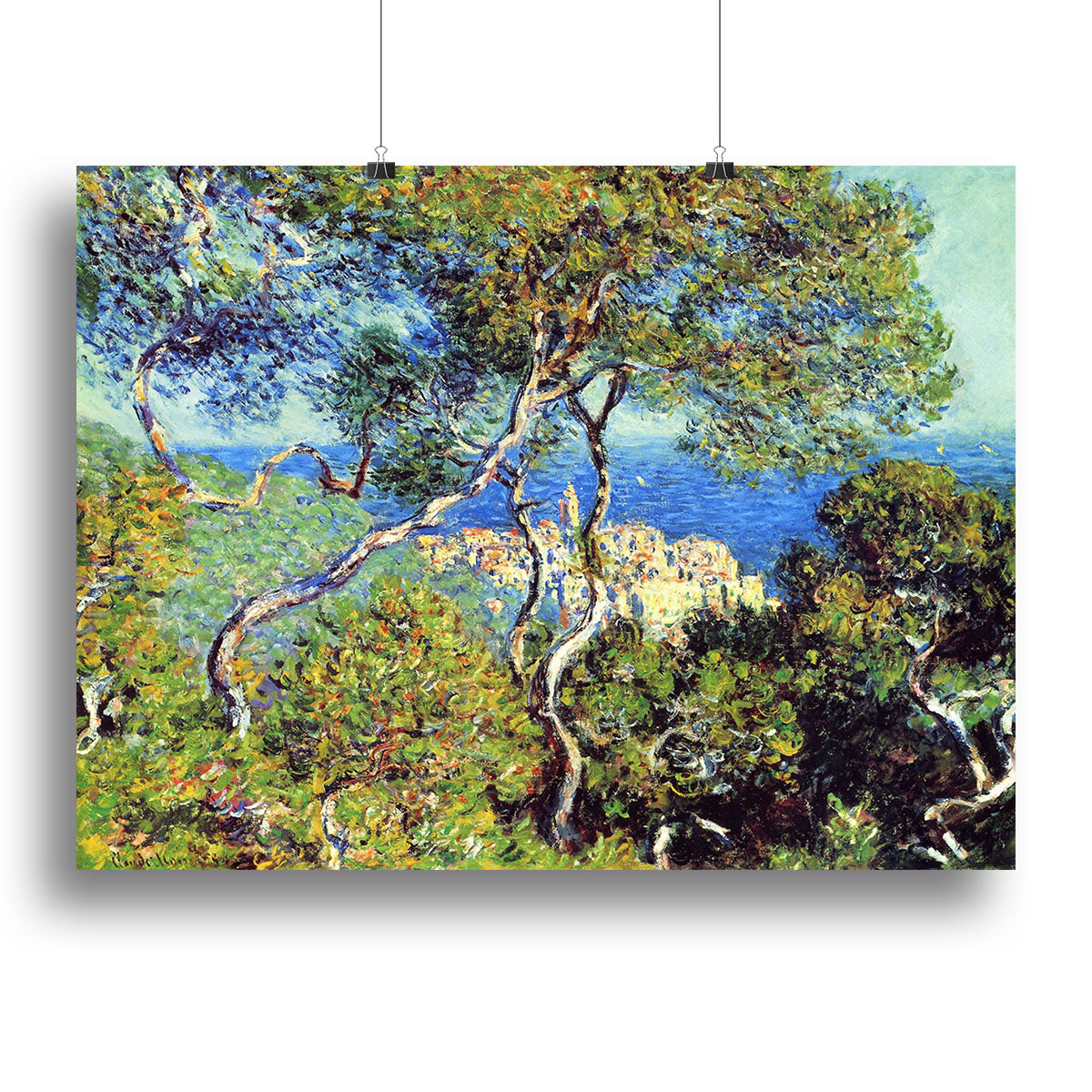Bordighera by Monet Canvas Print or Poster - Canvas Art Rocks - 2