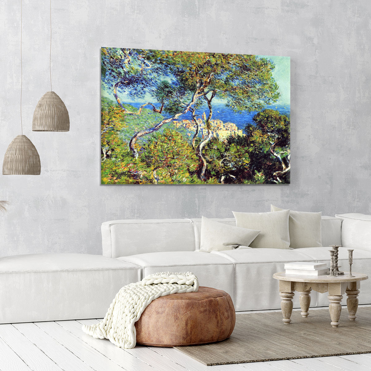 Bordighera by Monet Canvas Print or Poster - Canvas Art Rocks - 6