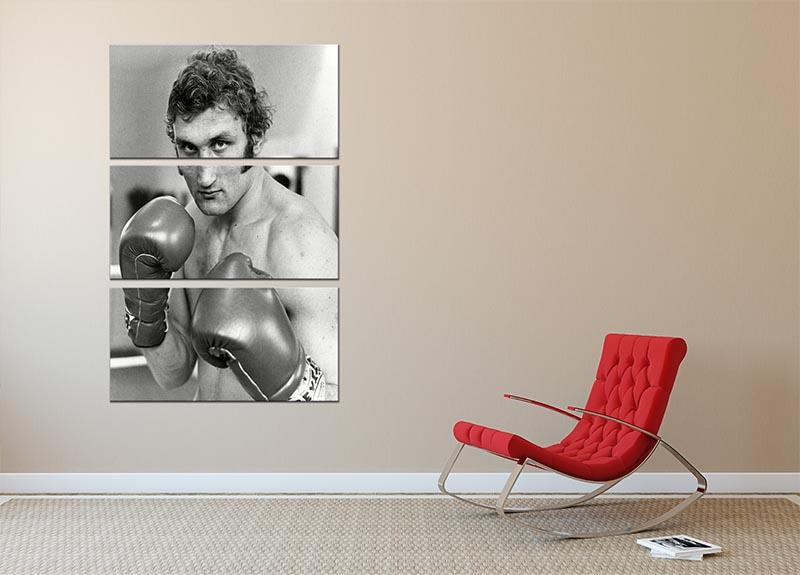Boxer Joe Bugner 3 Split Panel Canvas Print - Canvas Art Rocks - 2