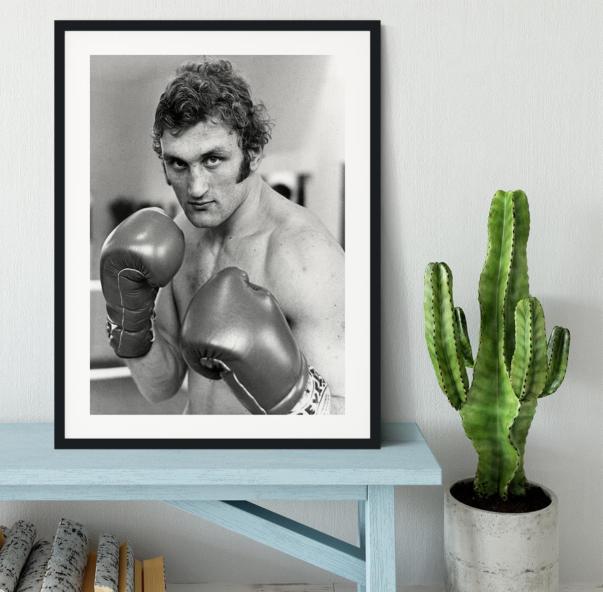 Boxer Joe Bugner Framed Print - Canvas Art Rocks - 1