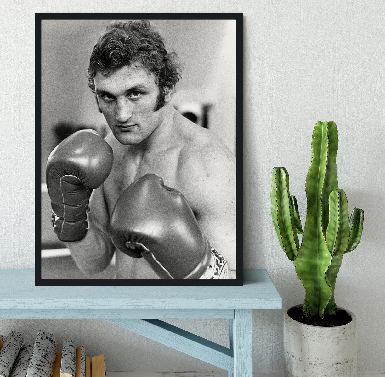 Boxer Joe Bugner Framed Print - Canvas Art Rocks - 2