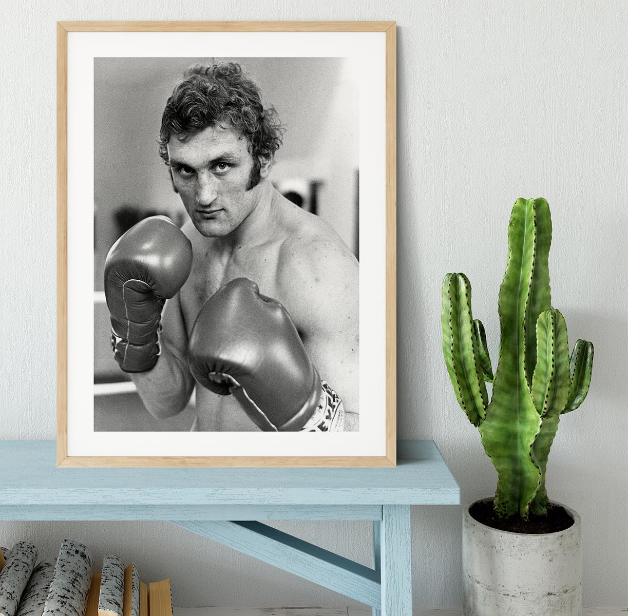 Boxer Joe Bugner Framed Print - Canvas Art Rocks - 3
