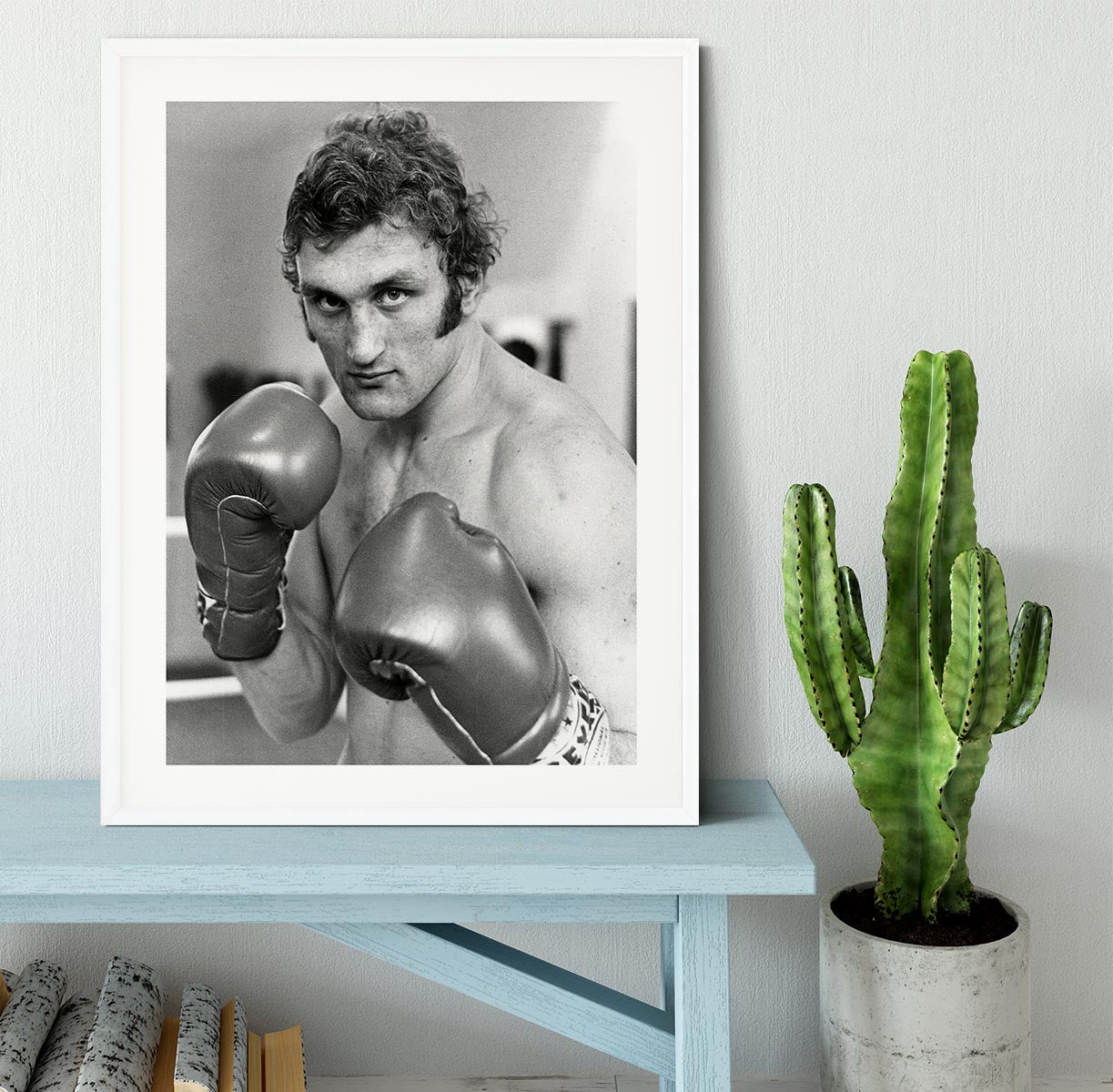 Boxer Joe Bugner Framed Print - Canvas Art Rocks - 5