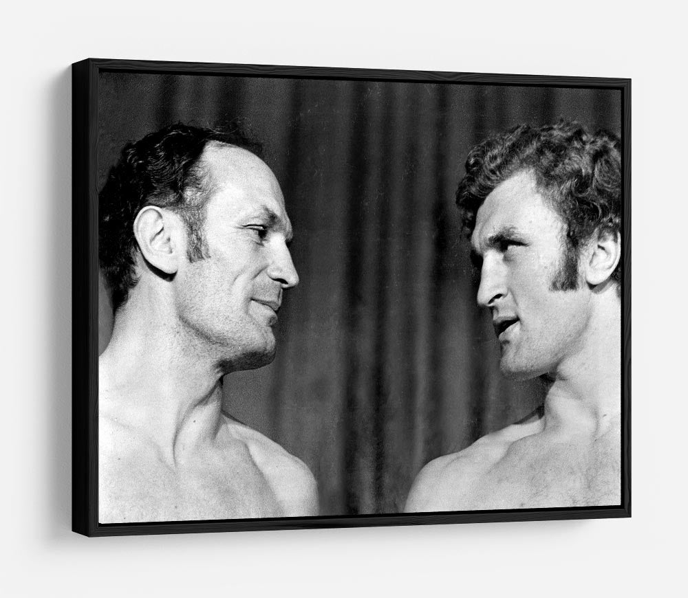Boxers Henry Cooper and Joe Bugner HD Metal Print