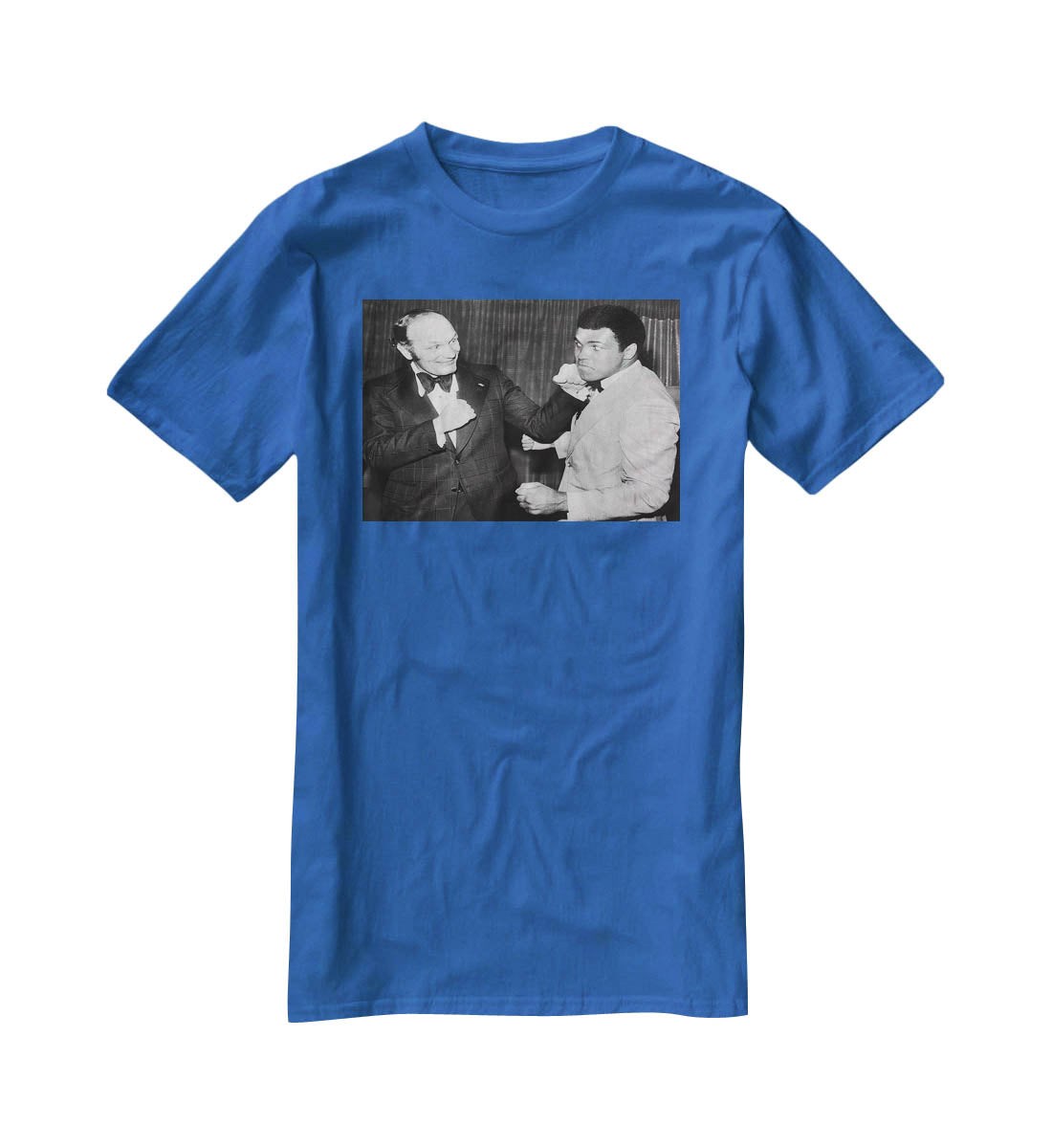 Boxers Henry Cooper and Muhammad Ali T-Shirt - Canvas Art Rocks - 2
