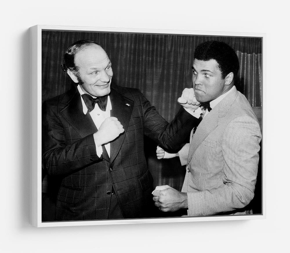 Boxers Henry Cooper and Muhammad Ali HD Metal Print