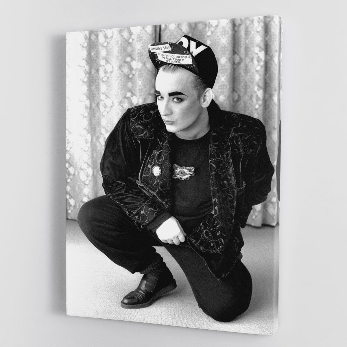 Boy George in 1987 Canvas Print or Poster - Canvas Art Rocks - 1