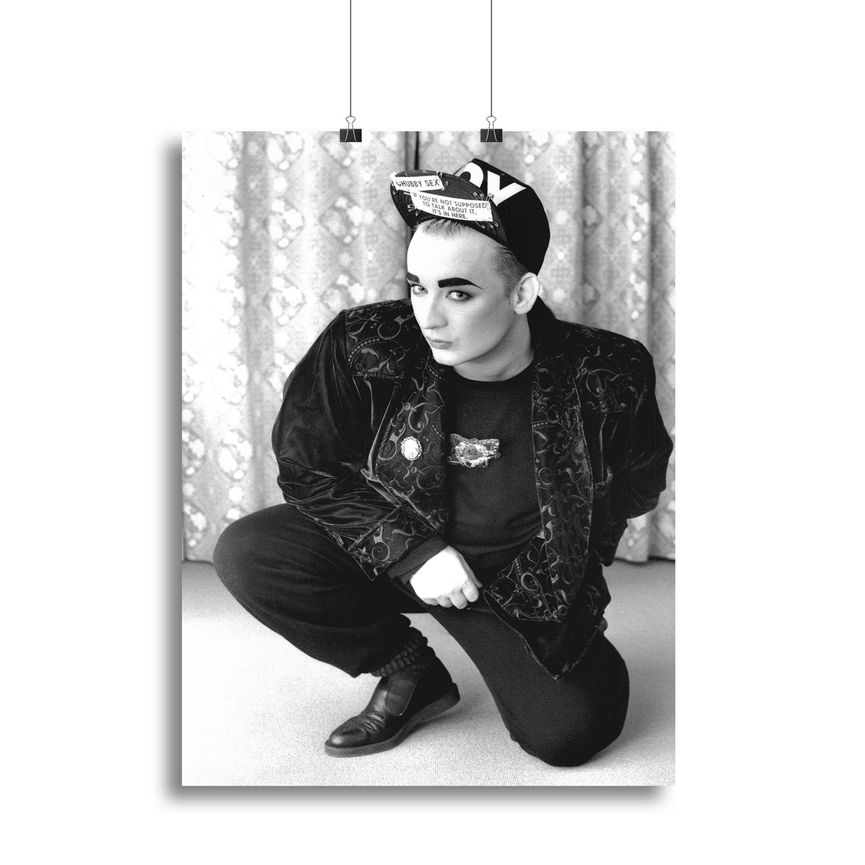 Boy George in 1987 Canvas Print or Poster - Canvas Art Rocks - 2