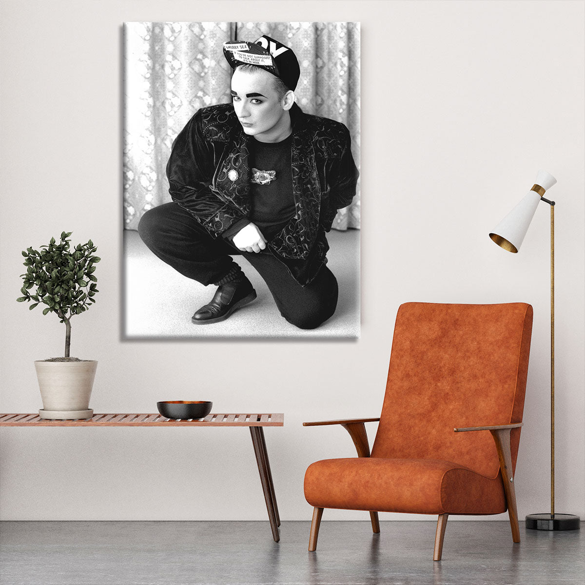Boy George in 1987 Canvas Print or Poster - Canvas Art Rocks - 6