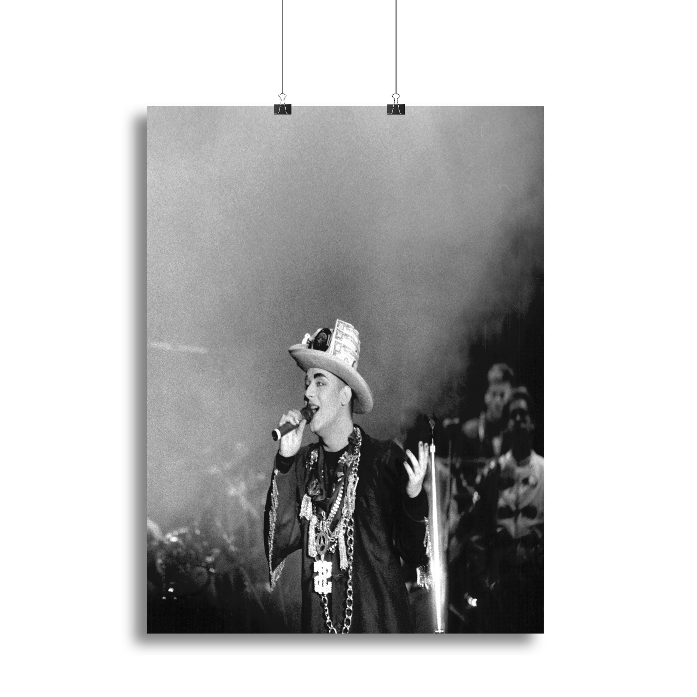 Boy George on stage Canvas Print or Poster - Canvas Art Rocks - 2