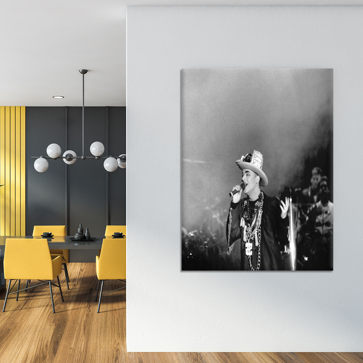 Boy George on stage Canvas Print or Poster - Canvas Art Rocks - 4