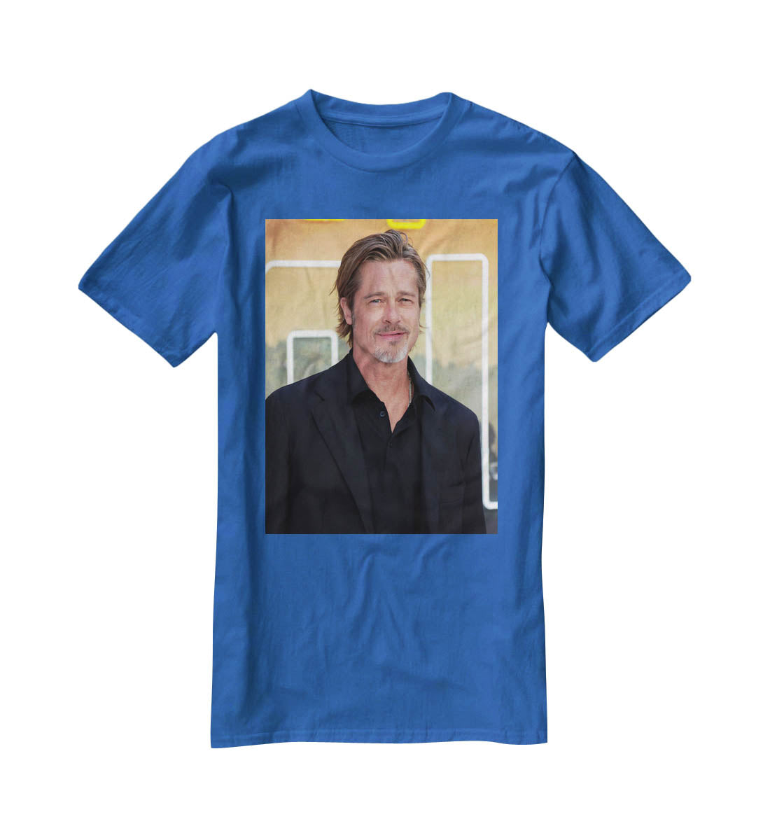 Brad Pitt Once Upon A Time In Hollywood Premiere London T-Shirt - Canvas Art Rocks - 2