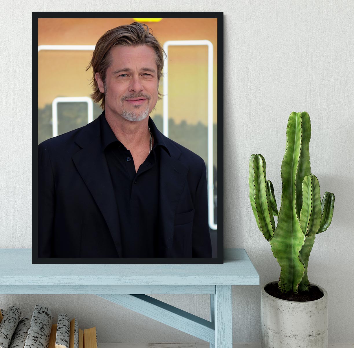 Brad Pitt Once Upon A Time In Hollywood Premiere London Framed Print - Canvas Art Rocks - 2