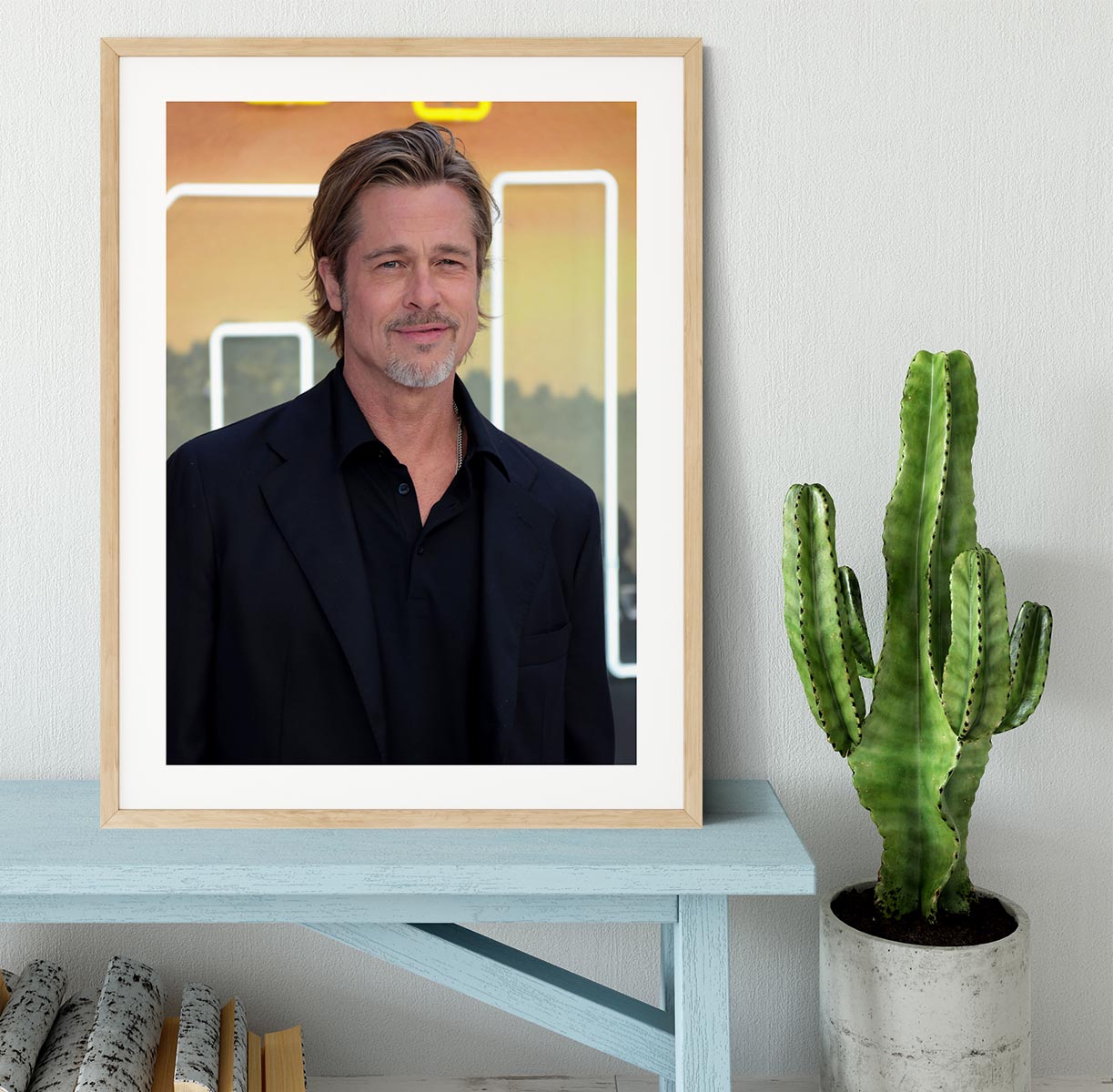 Brad Pitt Once Upon A Time In Hollywood Premiere London Framed Print - Canvas Art Rocks - 3