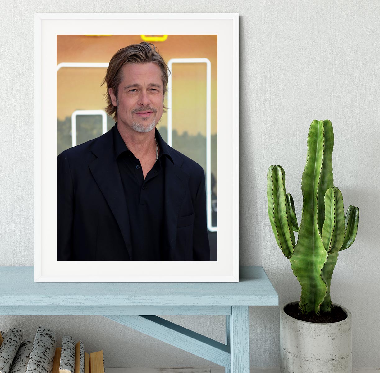 Brad Pitt Once Upon A Time In Hollywood Premiere London Framed Print - Canvas Art Rocks - 5