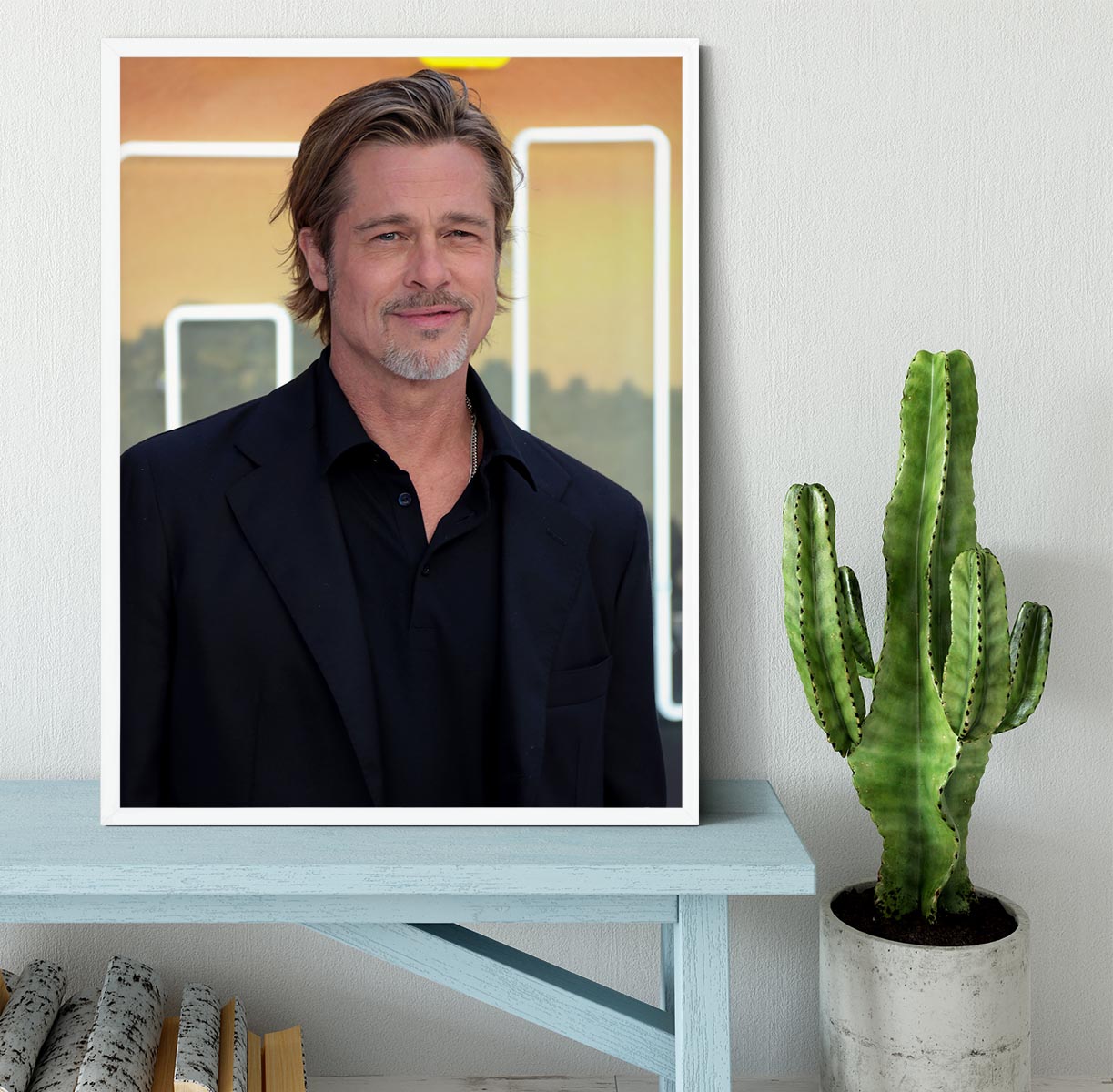 Brad Pitt Once Upon A Time In Hollywood Premiere London Framed Print - Canvas Art Rocks -6