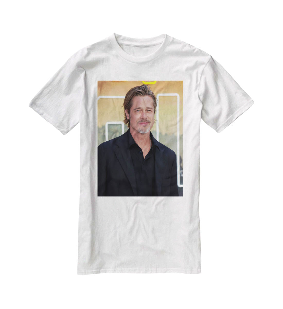 Brad Pitt Once Upon A Time In Hollywood Premiere London T-Shirt - Canvas Art Rocks - 5