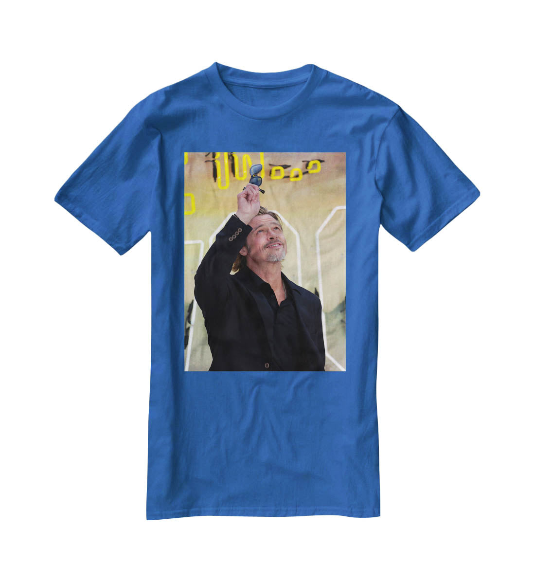 Brad Pitt Once Upon A Time In Hollywood Premiere UK T-Shirt - Canvas Art Rocks - 2