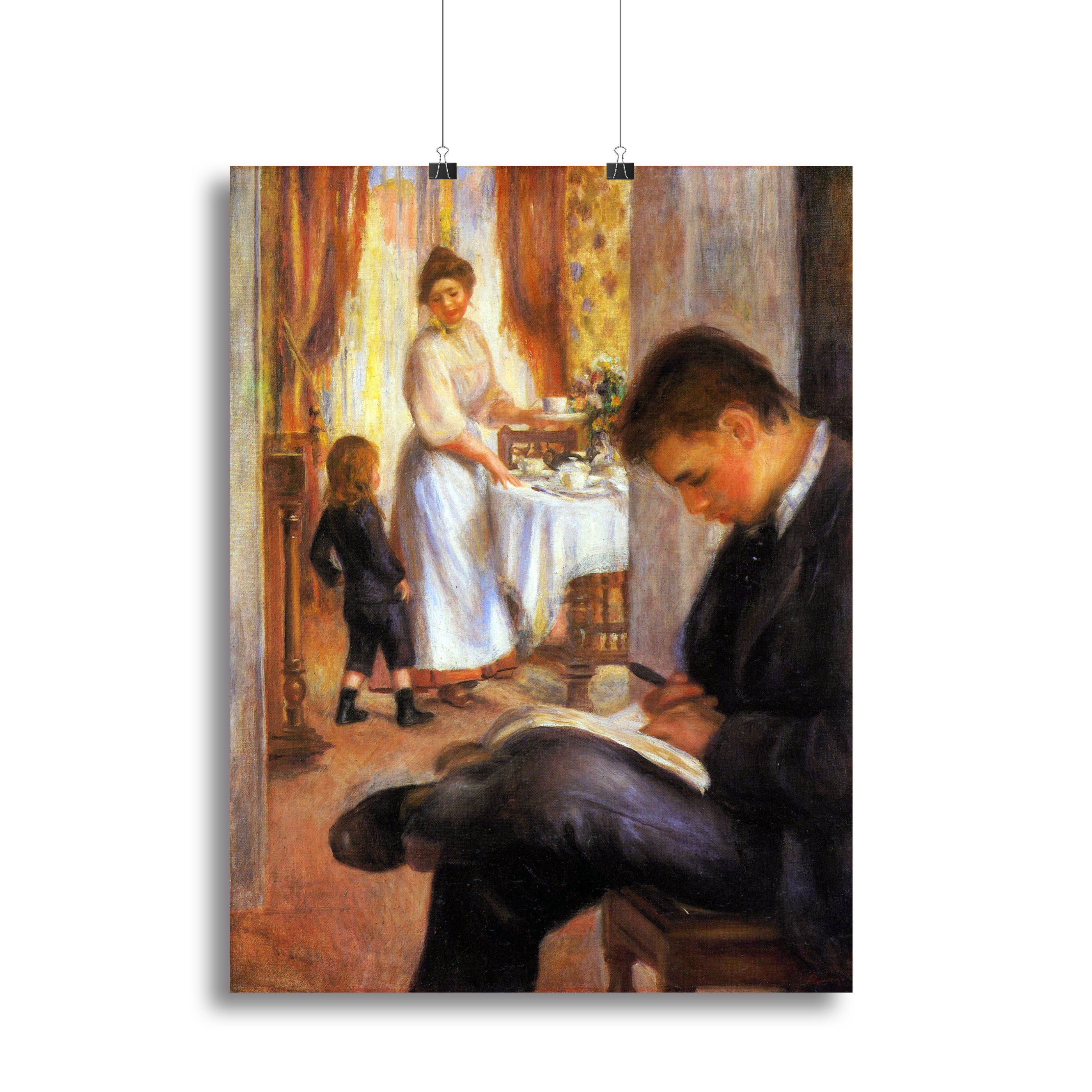 Breakfast at Berneval by Renoir Canvas Print or Poster - Canvas Art Rocks - 2