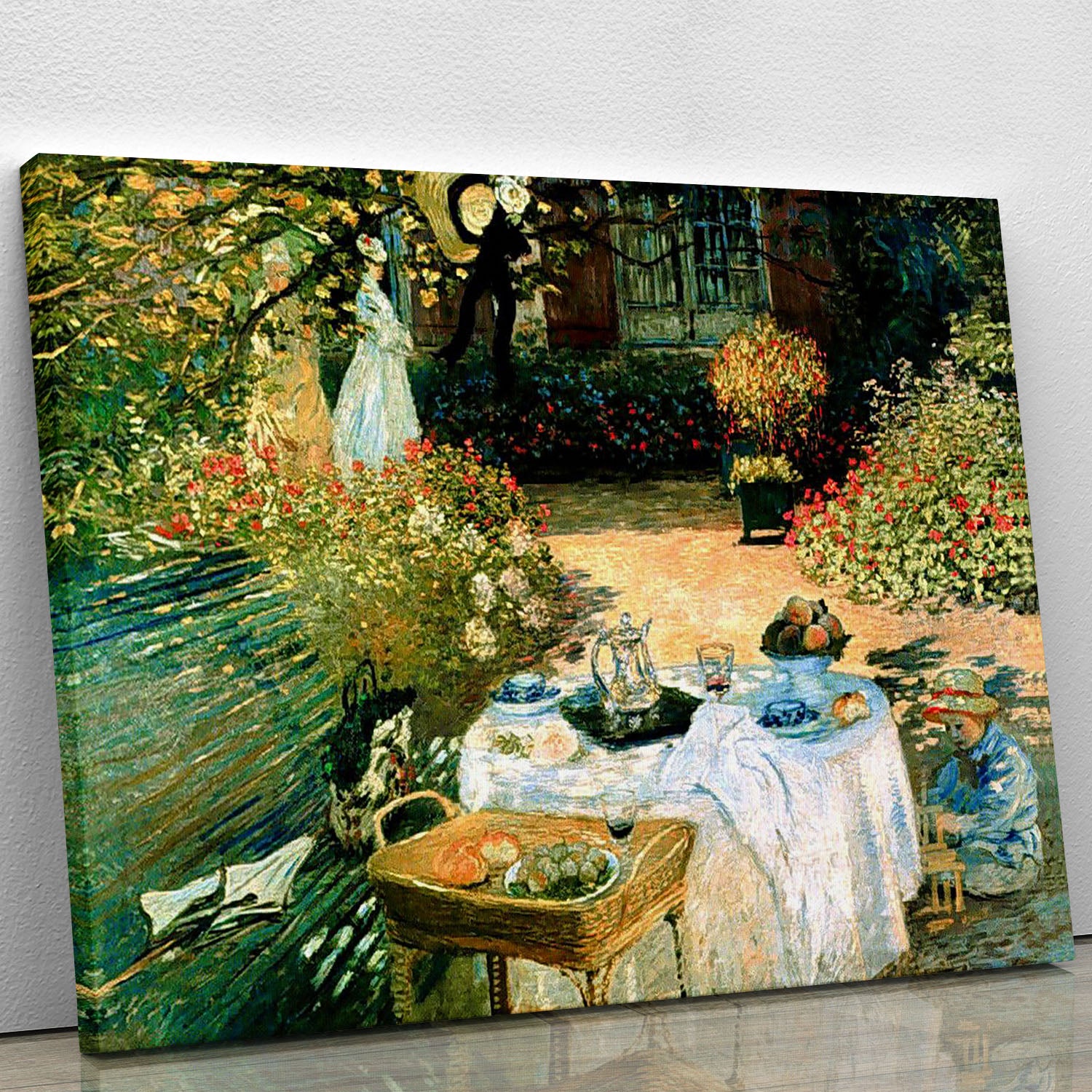 Breakfast by Monet Canvas Print or Poster - Canvas Art Rocks - 1