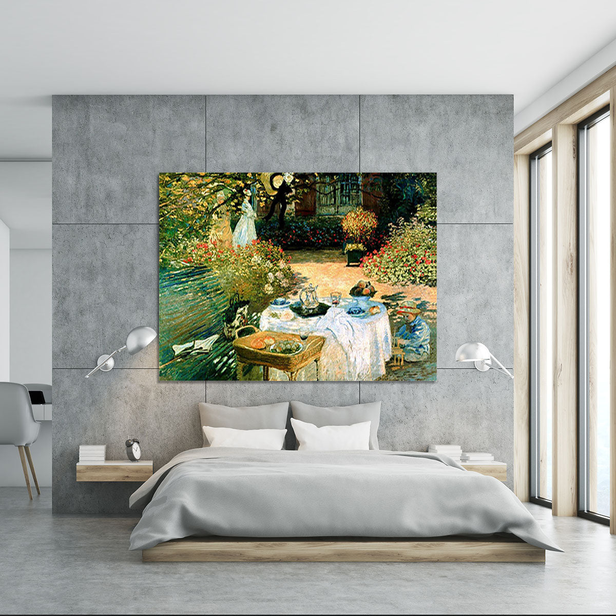 Breakfast by Monet Canvas Print or Poster - Canvas Art Rocks - 5