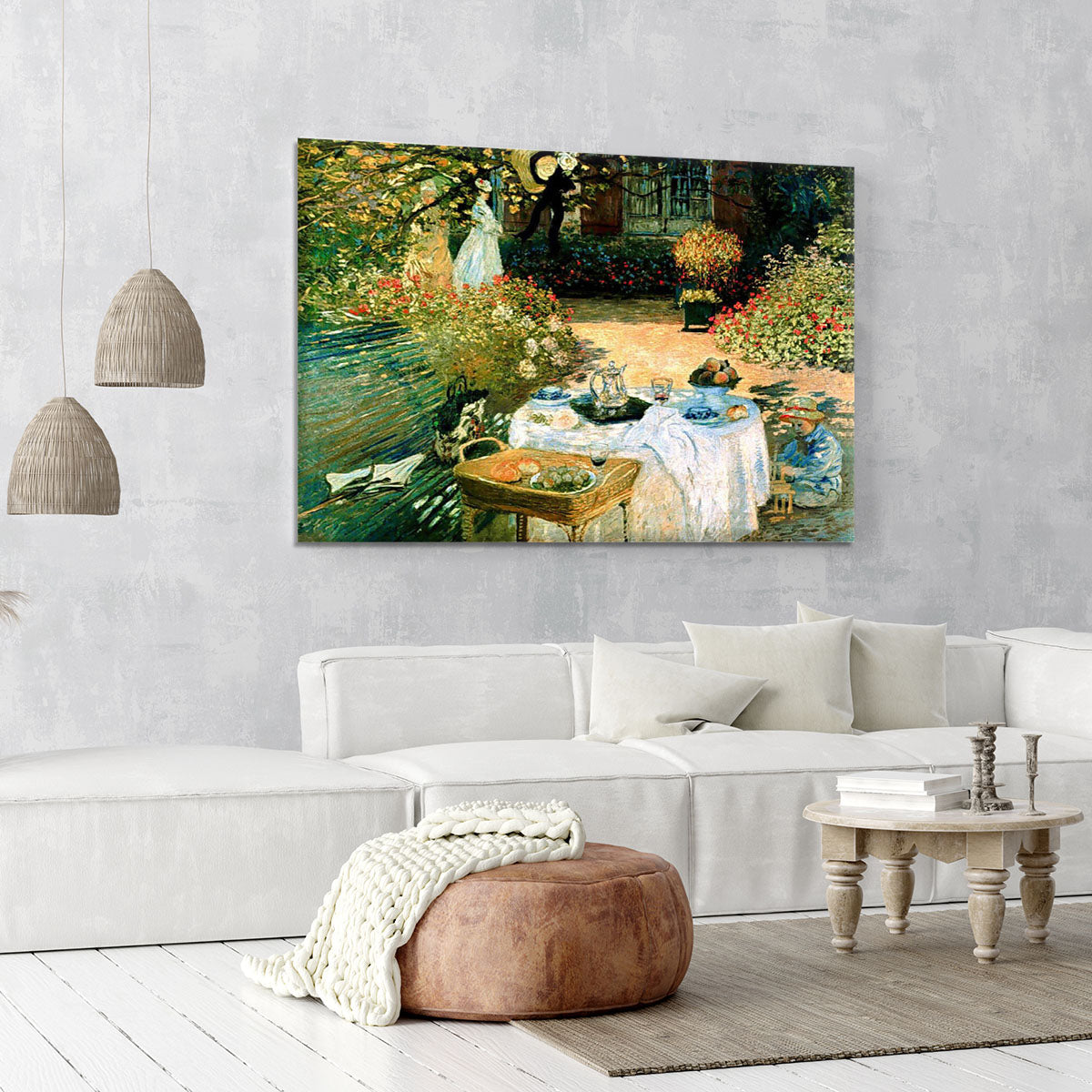Breakfast by Monet Canvas Print or Poster - Canvas Art Rocks - 6