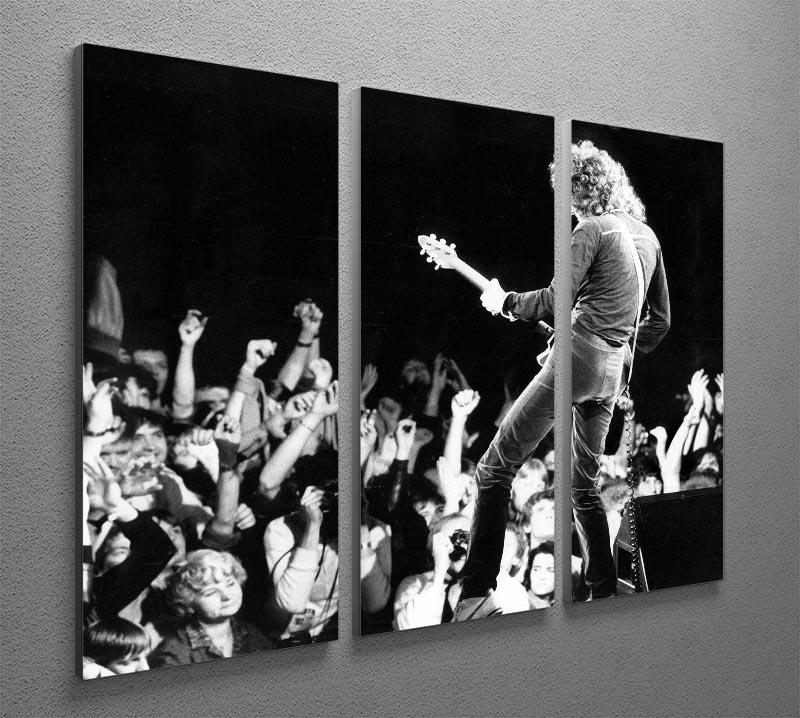 Brian May of Queen 3 Split Panel Canvas Print - Canvas Art Rocks - 2