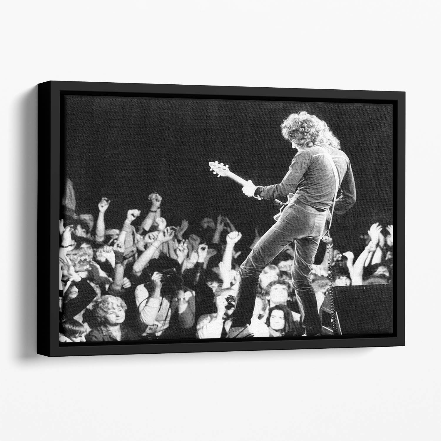 Brian May of Queen Floating Framed Canvas