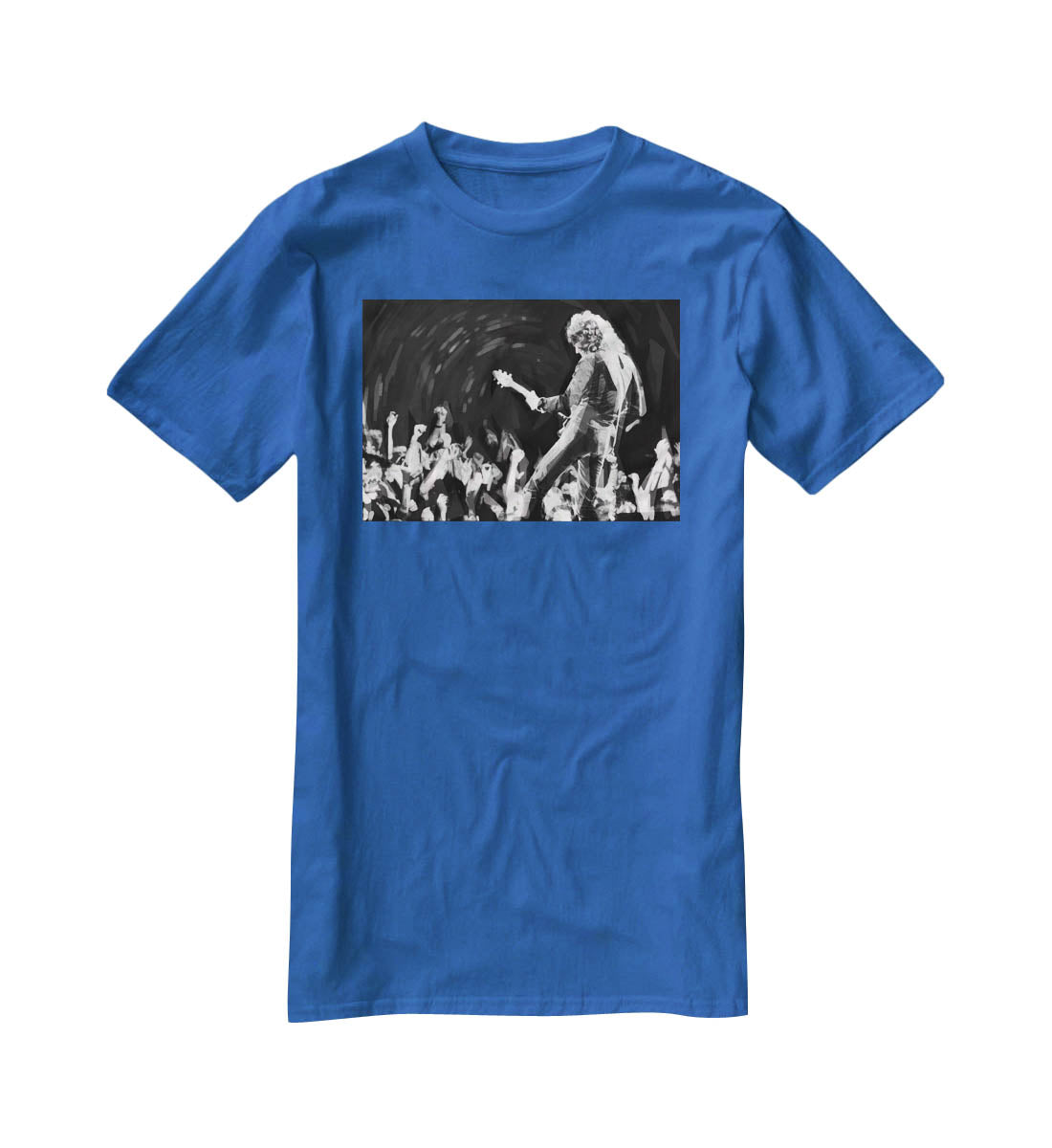 Brian May of Queen Pop Art T-Shirt - Canvas Art Rocks - 2