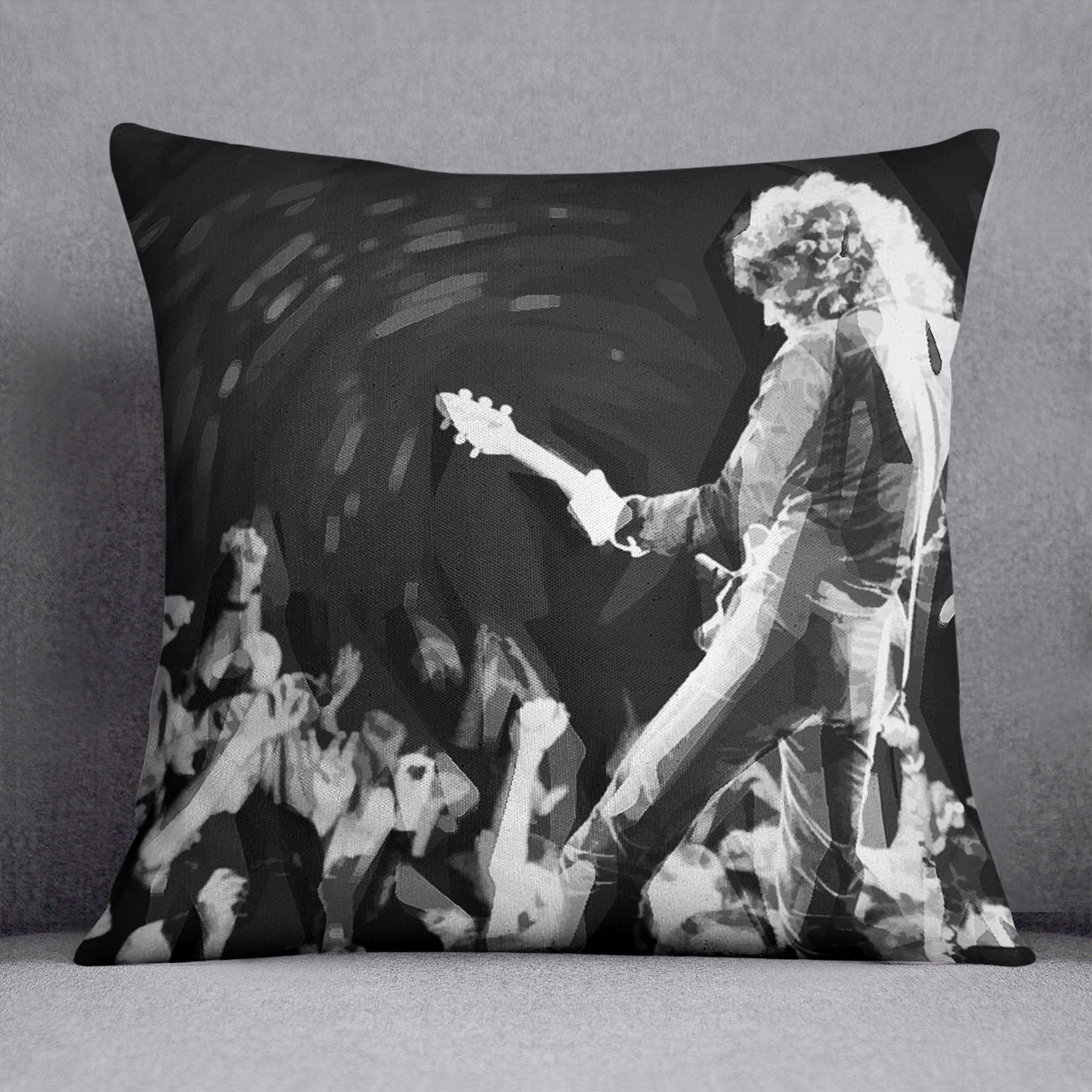 Brian May of Queen Pop Art Cushion