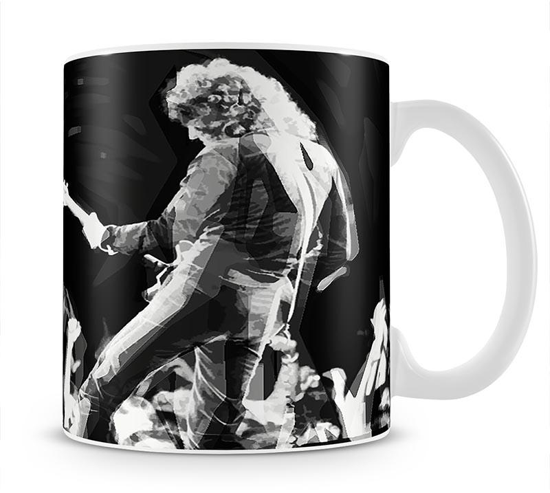 Brian May of Queen Pop Art Mug - Canvas Art Rocks - 1