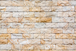 Brick stones wall Wall Mural Wallpaper - Canvas Art Rocks - 1
