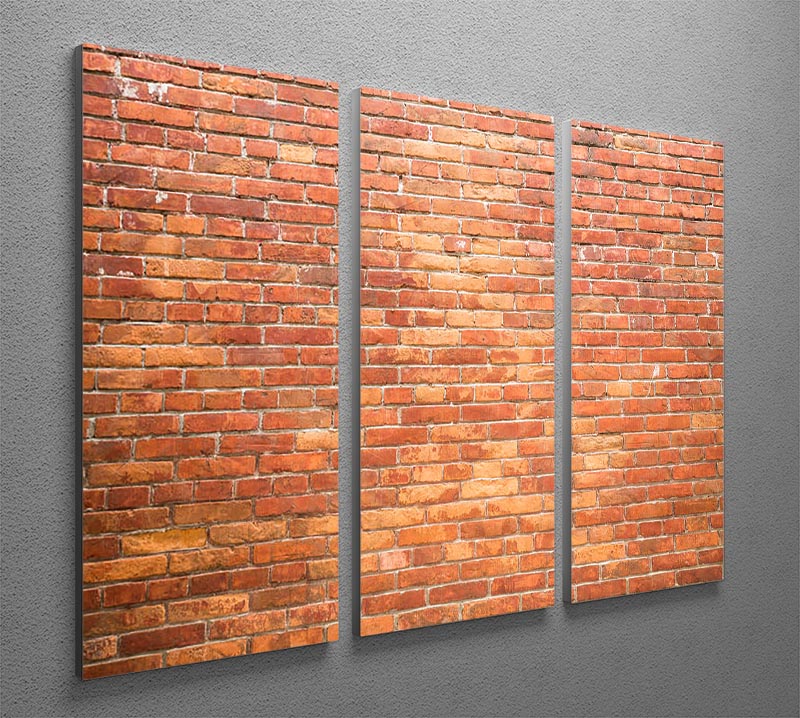 Bricks wall 3 Split Panel Canvas Print - Canvas Art Rocks - 2