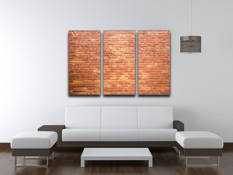 Bricks wall 3 Split Panel Canvas Print - Canvas Art Rocks - 3