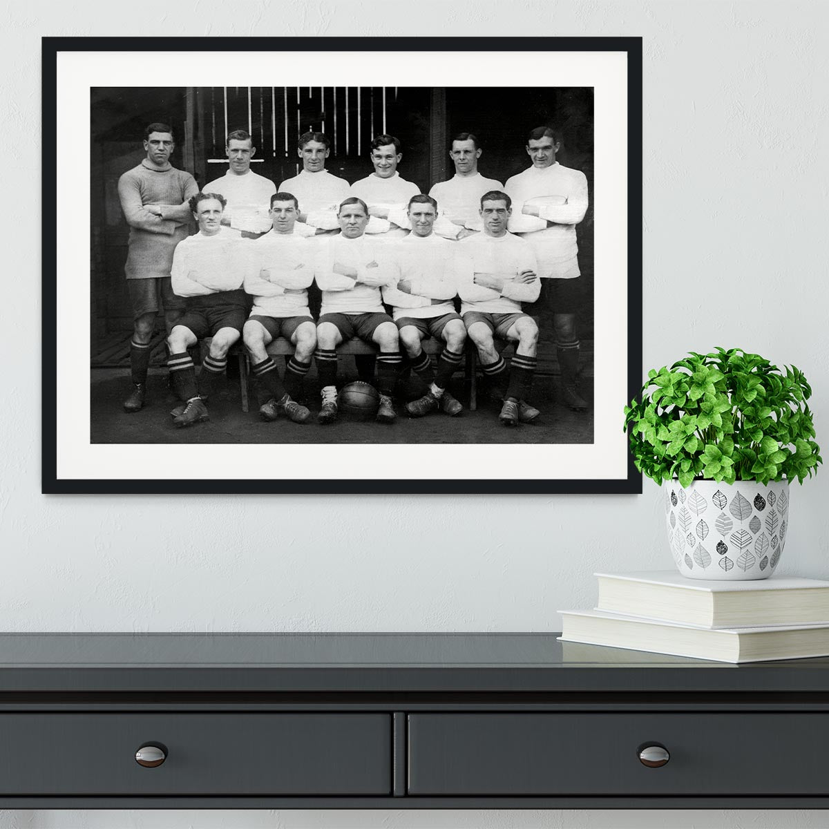 Bristol City Football Club Team Photo 1927 Framed Print - Canvas Art Rocks - 1