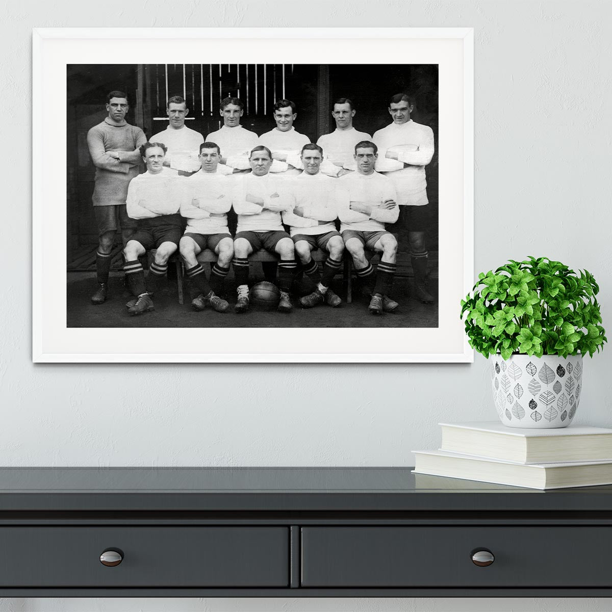 Bristol City Football Club Team Photo 1927 Framed Print - Canvas Art Rocks - 5