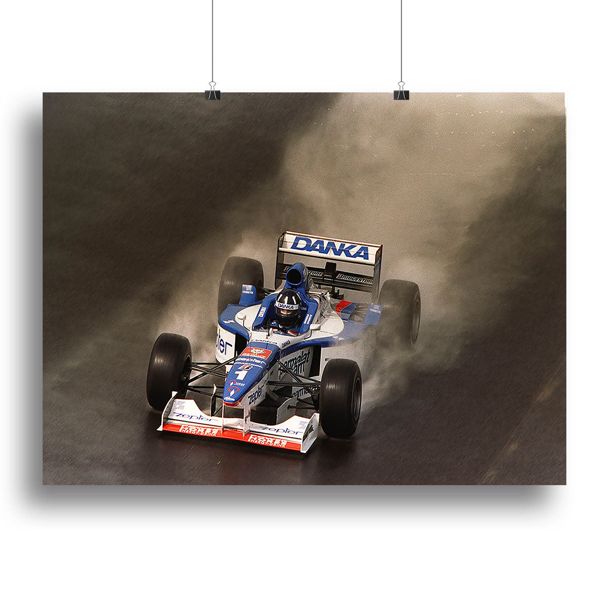 British Grand Prix at Silverstone 1997 Canvas Print or Poster - Canvas Art Rocks - 2