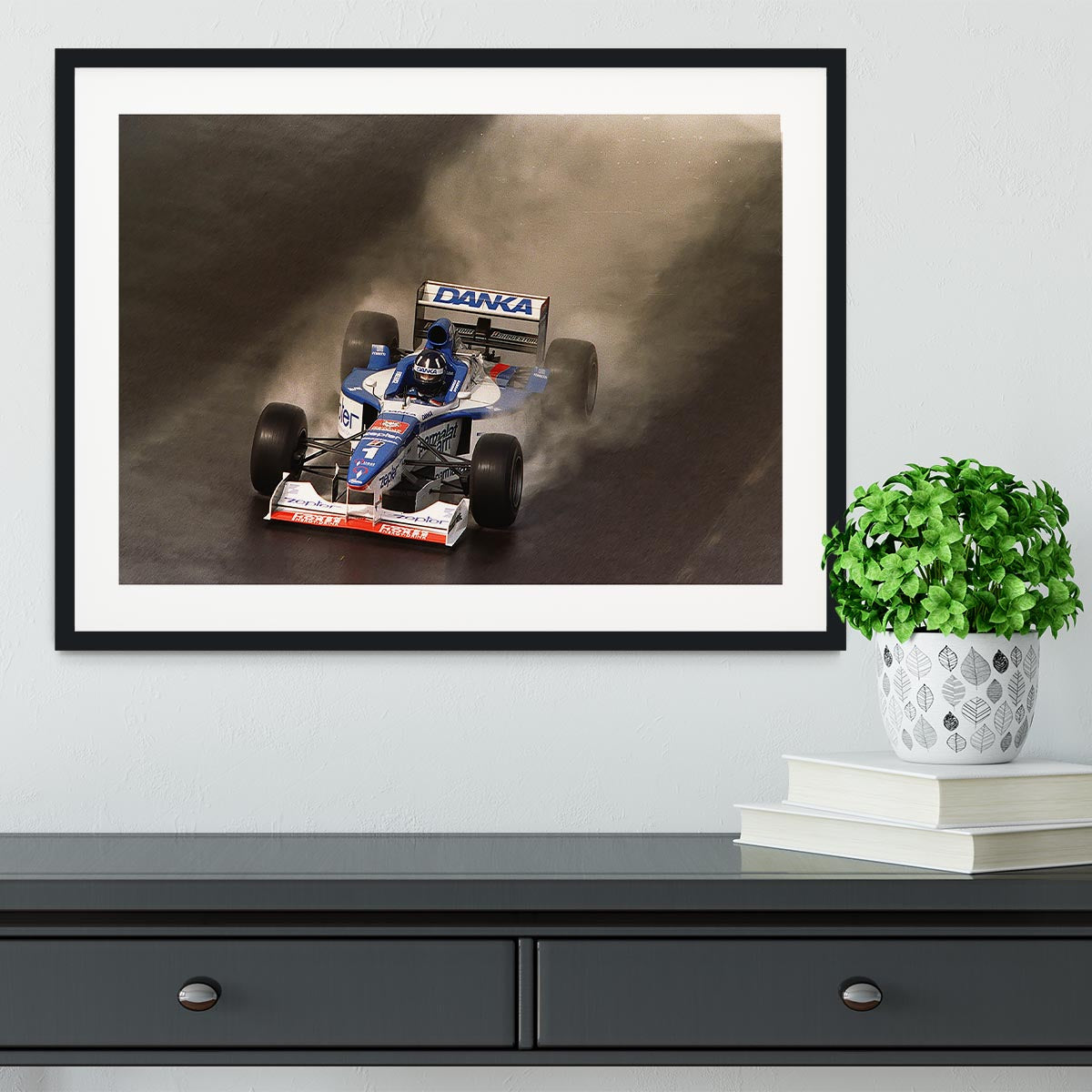 British Grand Prix at Silverstone 1997 Framed Print - Canvas Art Rocks - 1