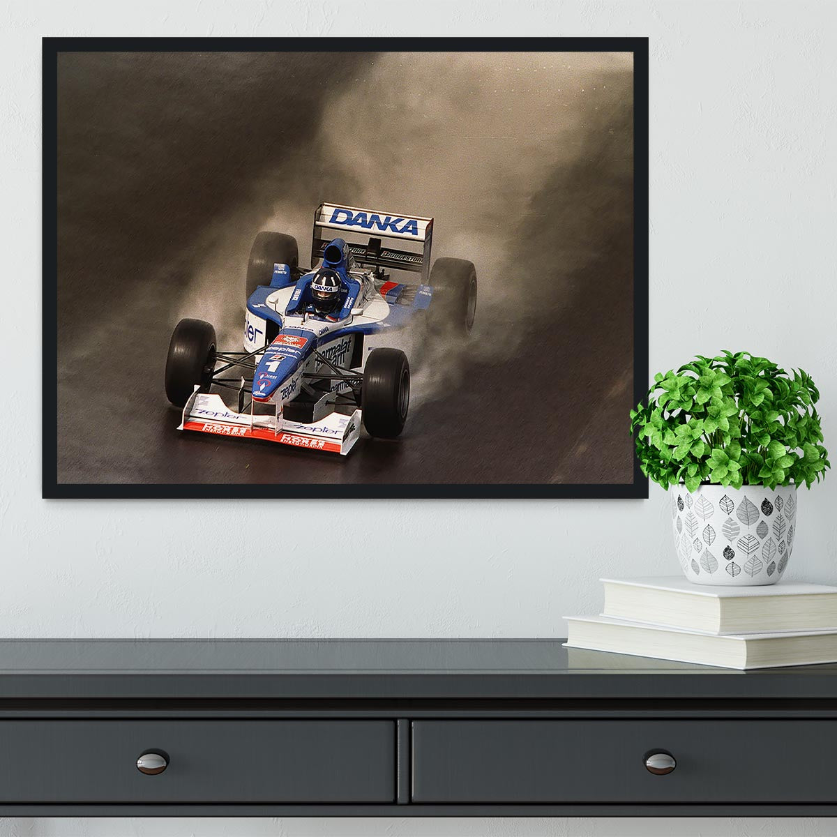 British Grand Prix at Silverstone 1997 Framed Print - Canvas Art Rocks - 2
