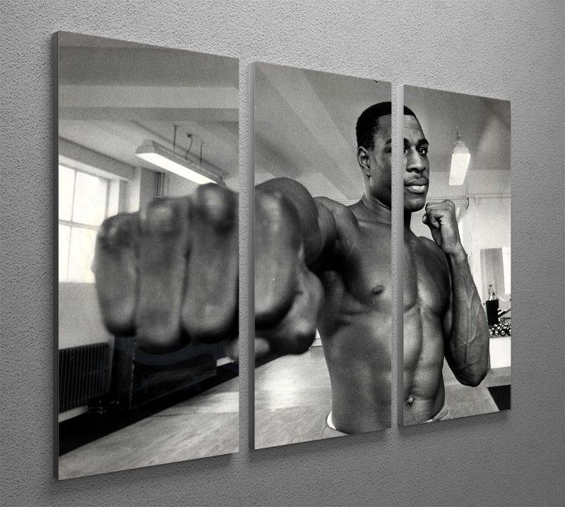 British boxer Frank Bruno 3 Split Panel Canvas Print - Canvas Art Rocks - 2