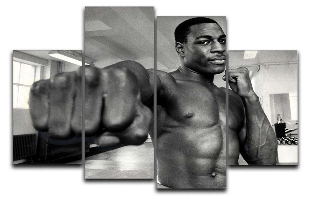 British boxer Frank Bruno 4 Split Panel Canvas  - Canvas Art Rocks - 1