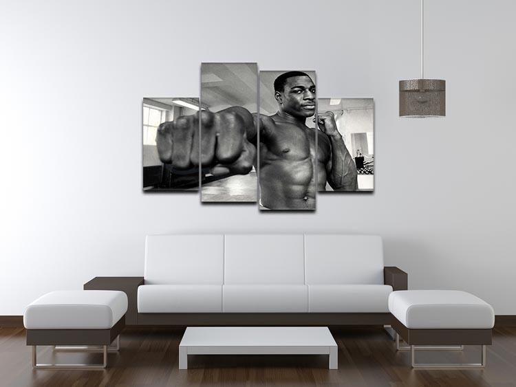 British boxer Frank Bruno 4 Split Panel Canvas - Canvas Art Rocks - 3