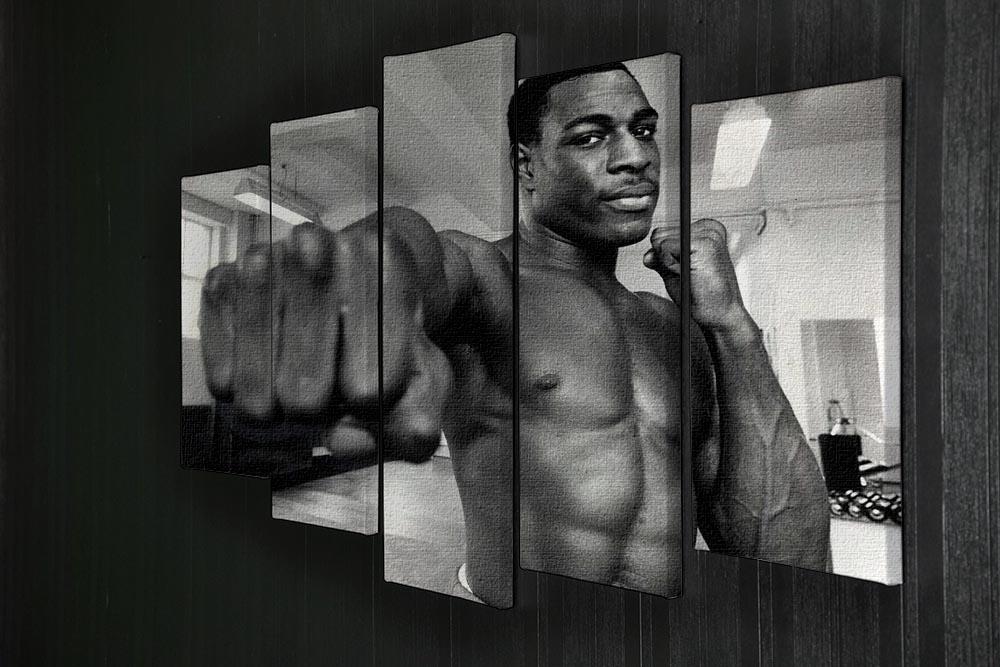 British boxer Frank Bruno 5 Split Panel Canvas - Canvas Art Rocks - 2