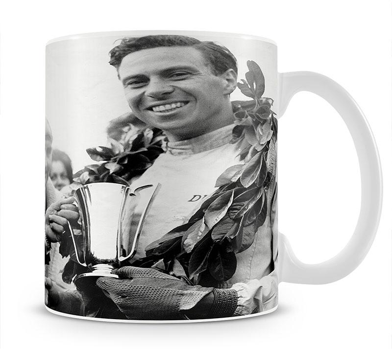British racing drivers Jim Clark and Stirling Moss Mug - Canvas Art Rocks - 1