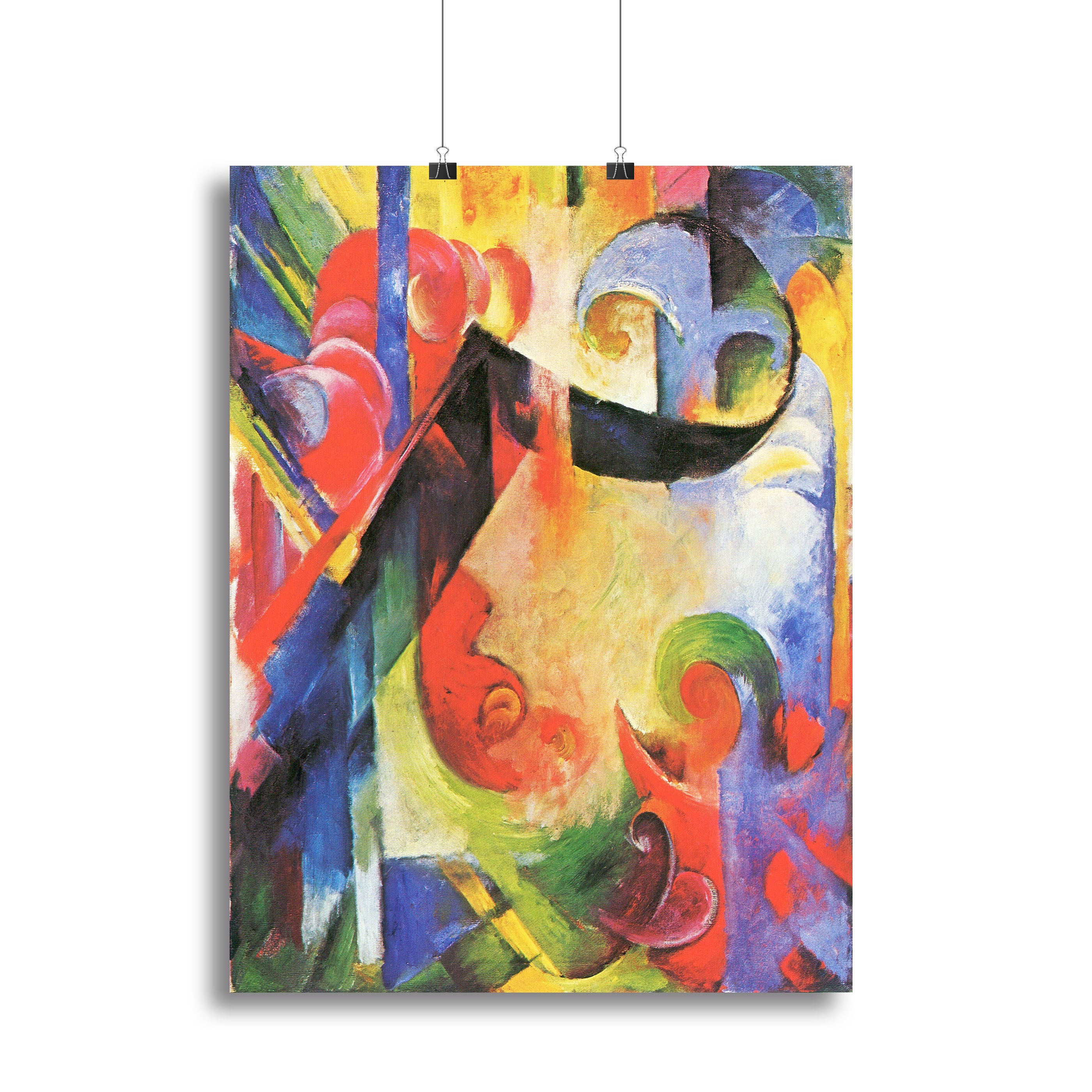 Broken Forms by Franz Marc Canvas Print or Poster - Canvas Art Rocks - 2