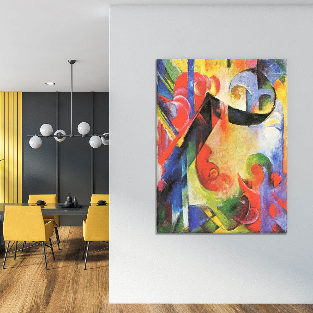 Broken Forms by Franz Marc Canvas Print or Poster - Canvas Art Rocks - 4