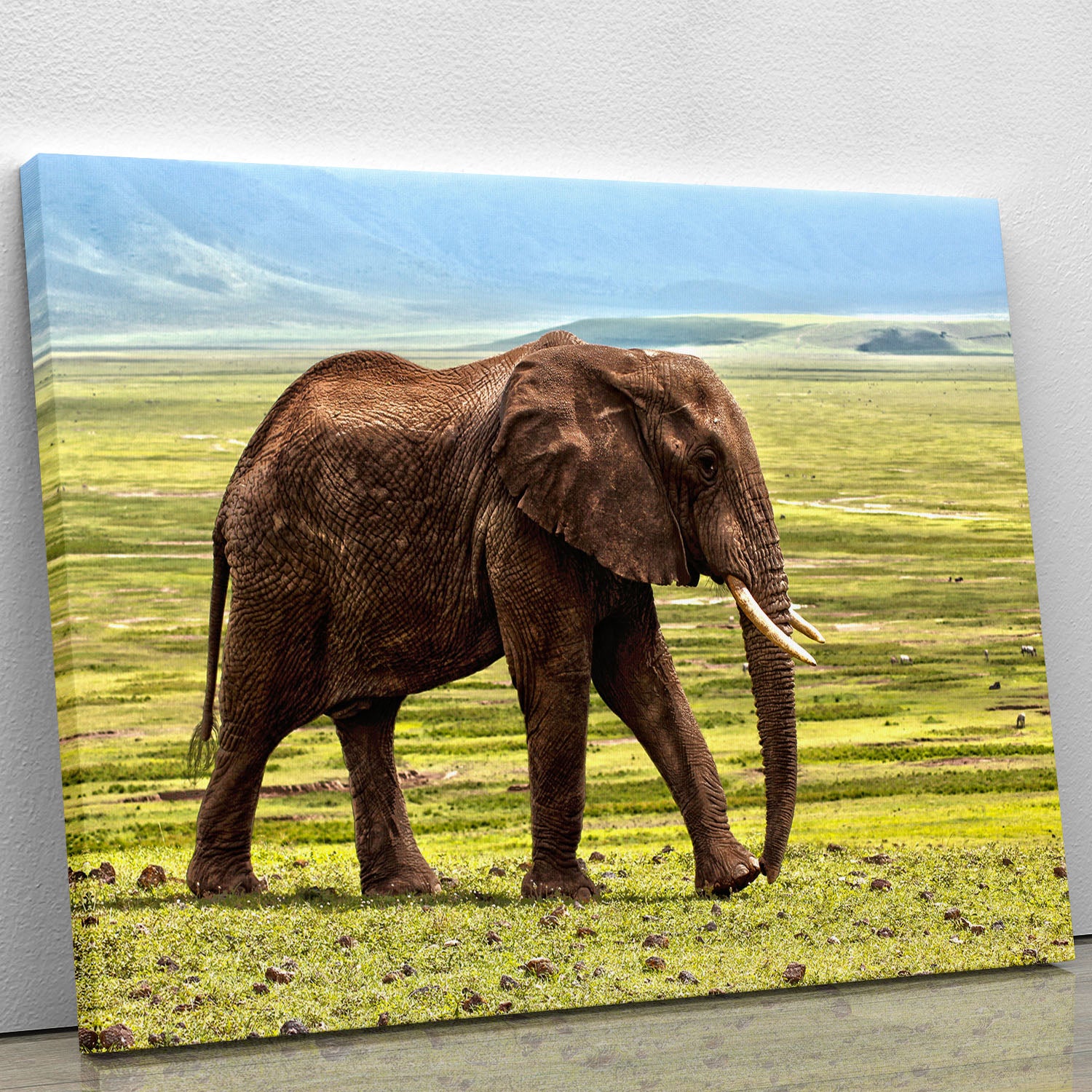 Brown Elephant Canvas Print or Poster - Canvas Art Rocks - 1